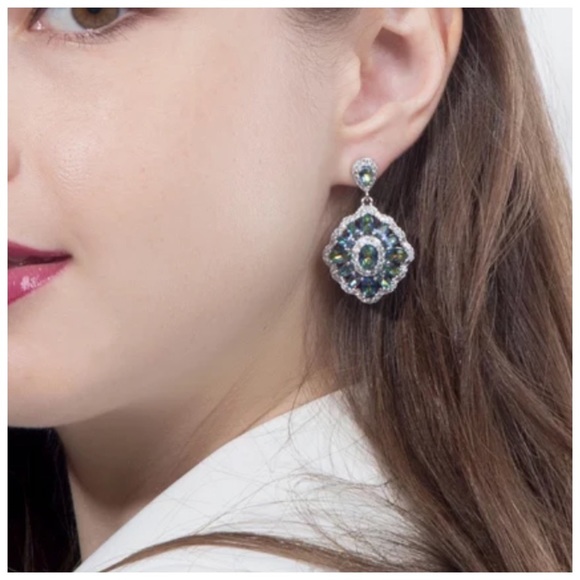 Swarovski Crystals  Stunning Earring The Aurroya - Picture 7 of 7